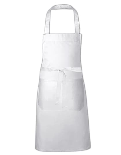 Cotton Hobby Apron — White