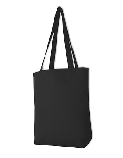 Canvas Carrier Bag Long Handle — Black