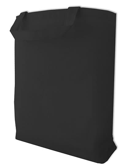 Canvas Carrier Bag Short Handle — Black