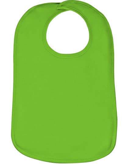 Organic Baby Bib Olli 01 — Apple Green