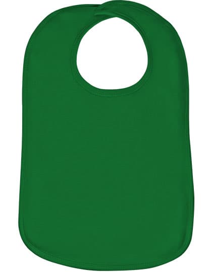 Organic Baby Bib Olli 01 — Kelly Green