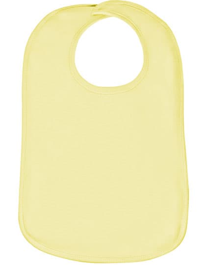 Organic Baby Bib Olli 01 — Pastel Yellow