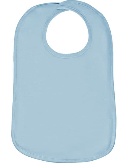 Organic Baby Bib Olli 01 — Powder Blue
