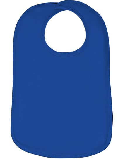 Organic Baby Bib Olli 01 — Royal Blue