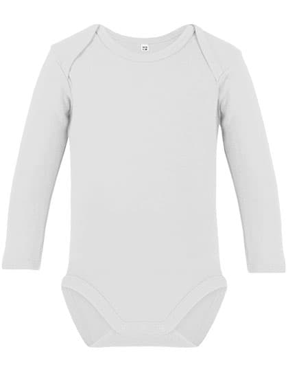Organic Baby Bodysuit Long Sleeve Bailey 02 — White