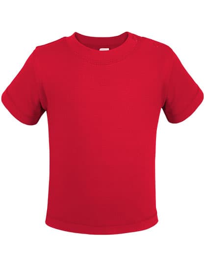Organic Baby T-Shirt Short Sleeve Noah 01 — Red