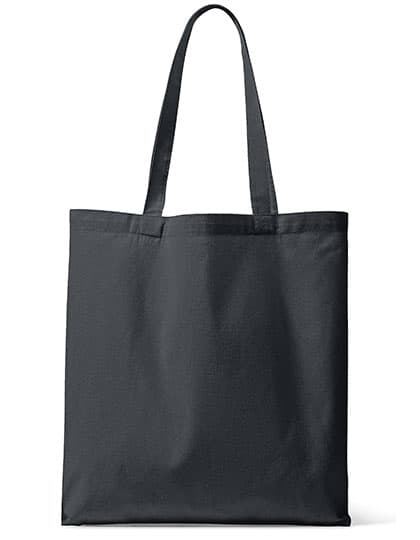 Organic Canvas Carrier Bag Long Handle London 01 — Dark Grey
