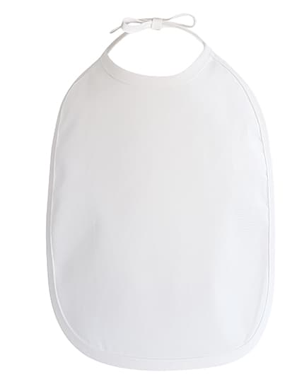 Baby Bib — White