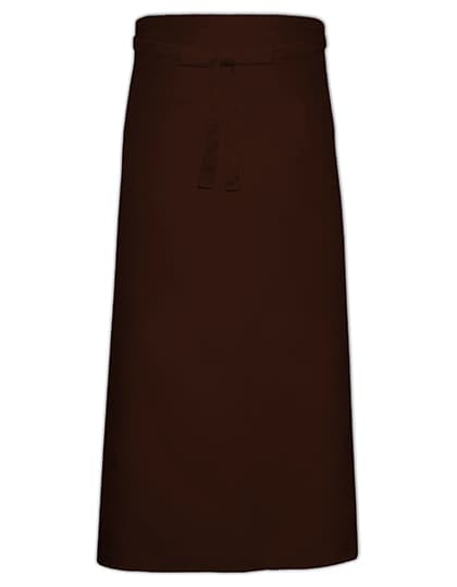 Bistro Apron XL With Front Pocket — Brown