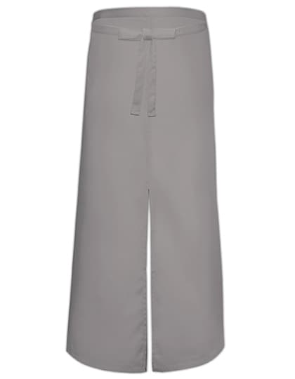Bistro Apron With Split — Mouse Grey