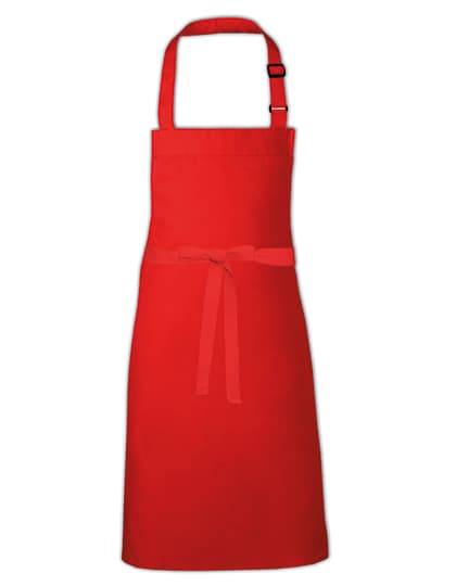 Barbecue Apron Adjustable — Red