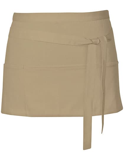 Cocktail Apron — Khaki (ca. Pantone 7503)