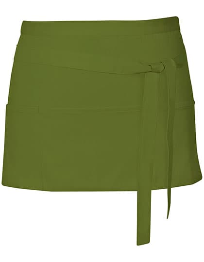 Cocktail Apron — Olive (ca. Pantone 378)
