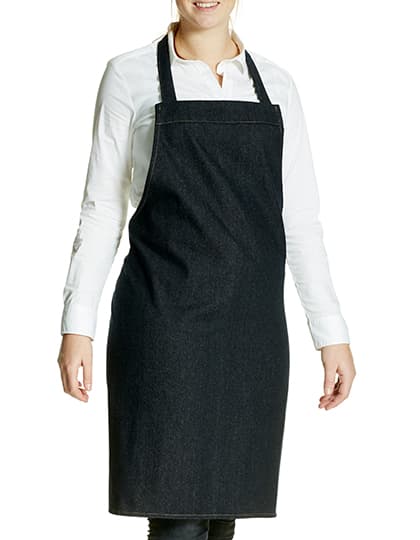 Jeans Barbecue Apron — Black