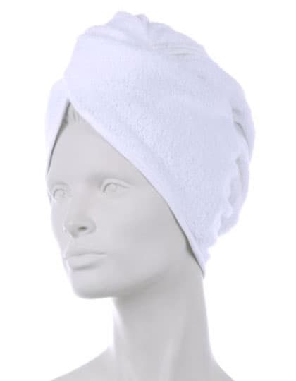 Frottierturban — White