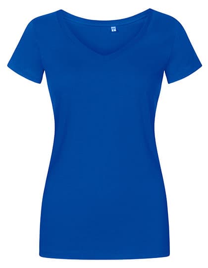 Women´s V-Neck T-Shirt — Azur Blue