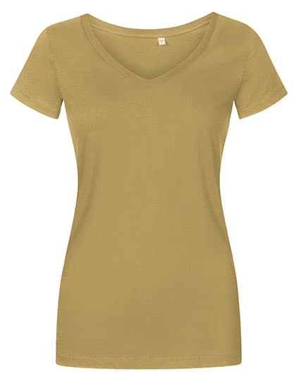 Women´s V-Neck T-Shirt — Olive