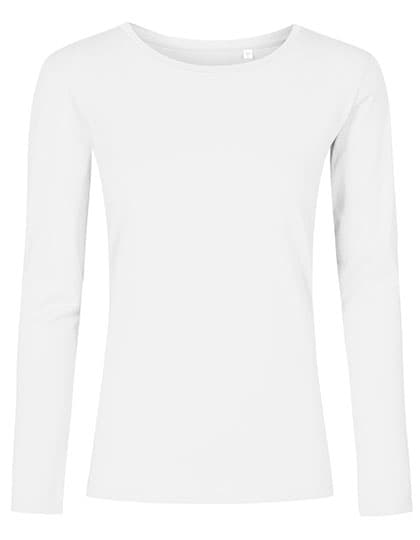 Women´s Roundneck T-Shirt Long Sleeve — White