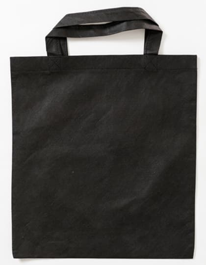 PP Shopper Bag Short Handles — Black