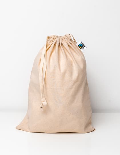 Small Fairtrade Cotton Stuff Bag — Natural