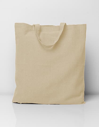 Recycled Cotton Bag Short Handles — Natural