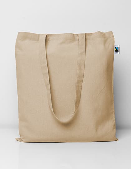 Fairtrade Cotton Bag Long Handles — Natural