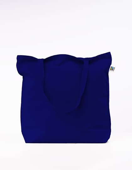 Fairtrade Cotton Canvas Bag — Navy (ca. Pantone 532C)