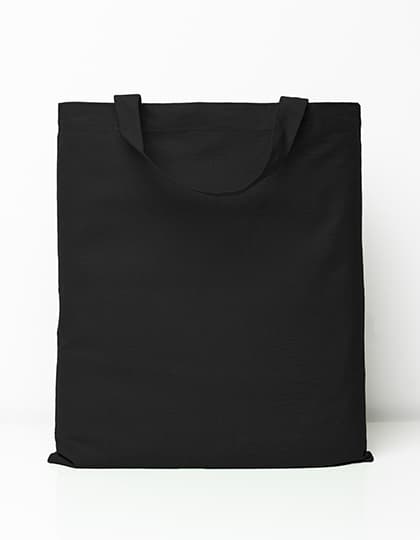 Cotton Bag Short Handles — Black