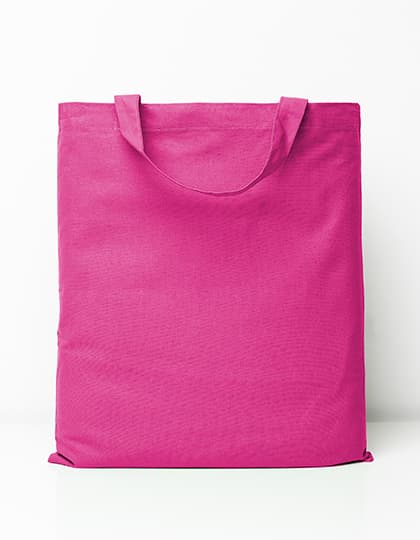 Cotton Bag Short Handles — Pink (ca. Pantone 225C)