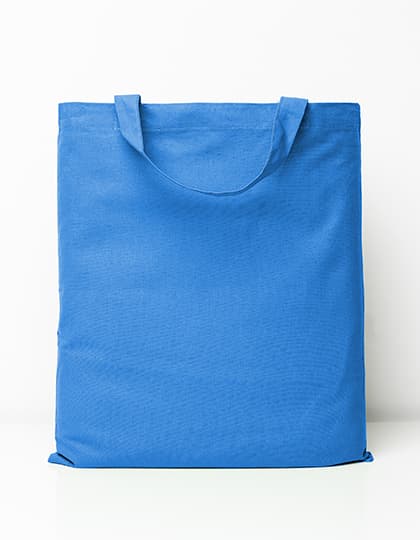 Cotton Bag Short Handles — Royal (ca. Pantone 285C)