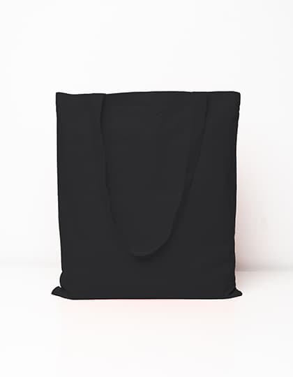 Cotton Bag Long Handles — Black