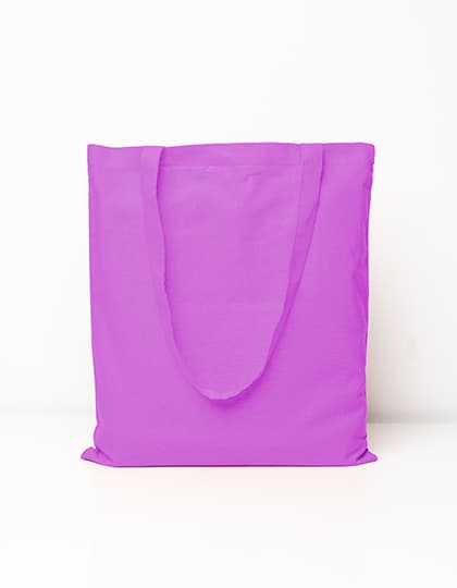 Cotton Bag Long Handles — Pink (ca. Pantone 225C)