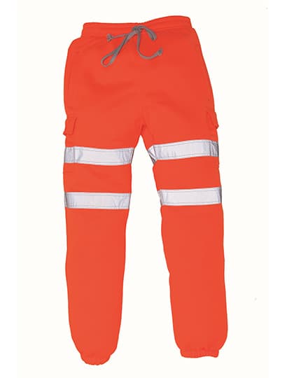 Hi-Vis Jogging Bottoms — Hi-Vis Orange