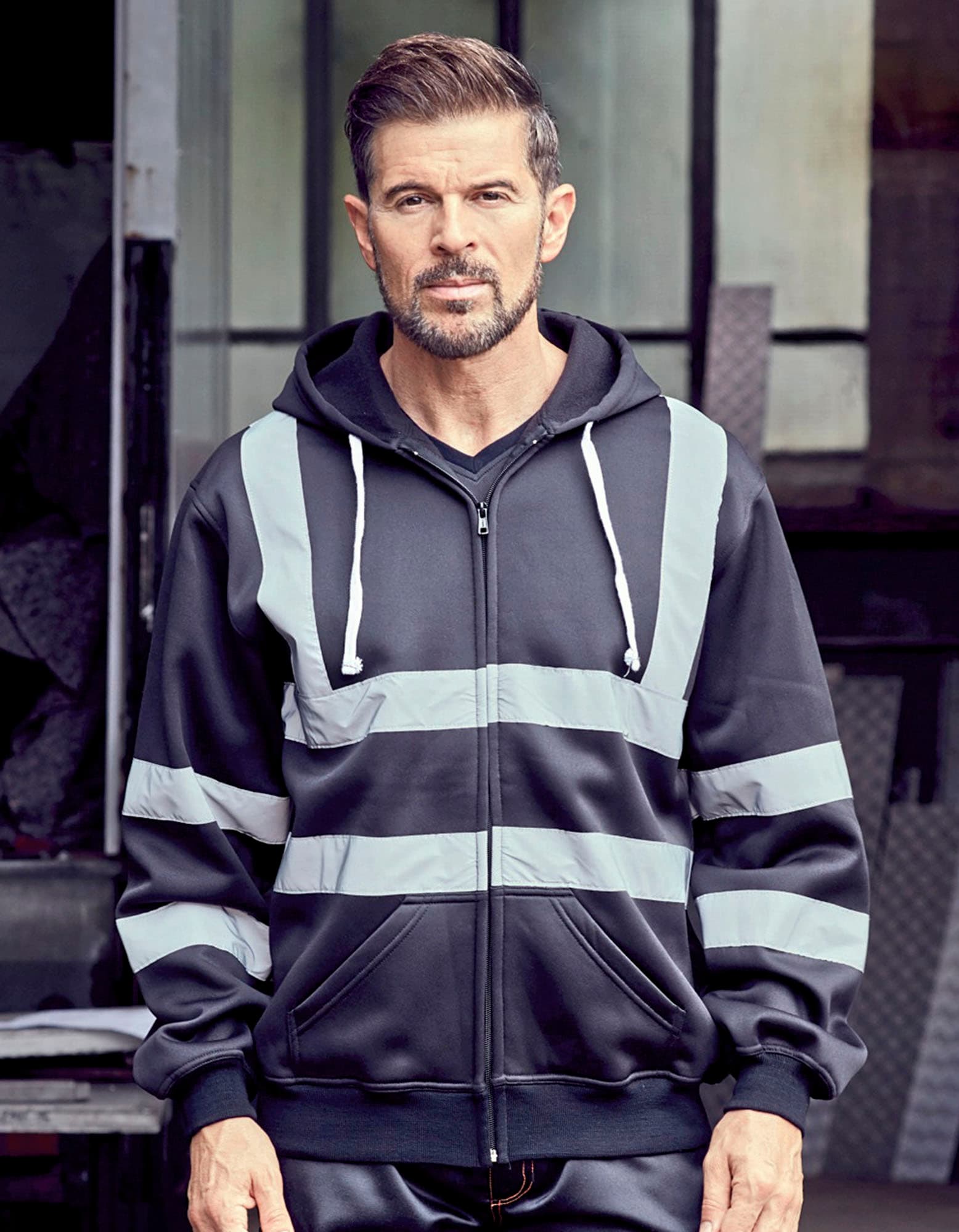 Hi-Vis Zip Hoodie