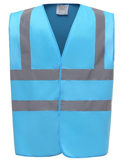 Hi-Vis 2 Bands & Braces Waistcoat — Sapphire