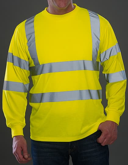 Hi-Vis Long Sleeve T-Shirt — Hi-Vis Yellow