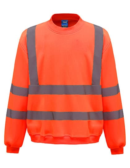 Hi-Vis Sweatshirt — Hi-Vis Orange