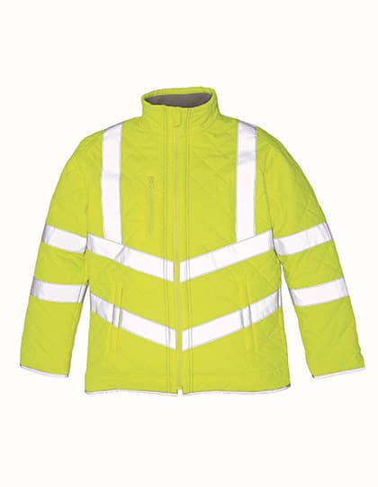 Hi-Vis Kensington Jacket With Fleece Lining — Hi-Vis Yellow
