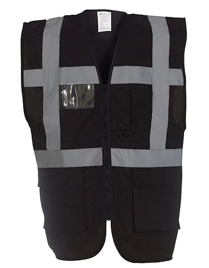 Multi-Functional Executive Waistcoat — Black