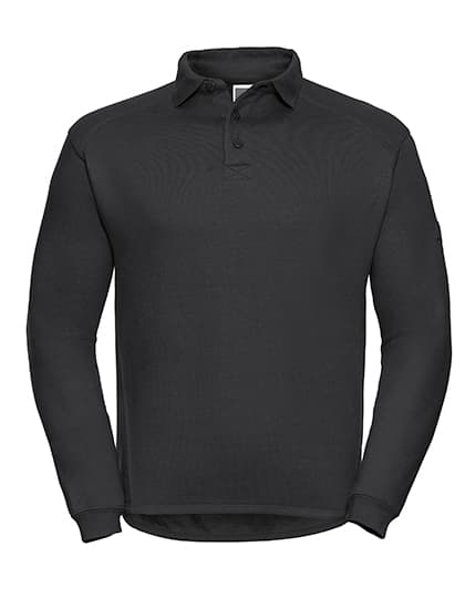 Heavy Duty Workwear Collar Sweatshirt — Black