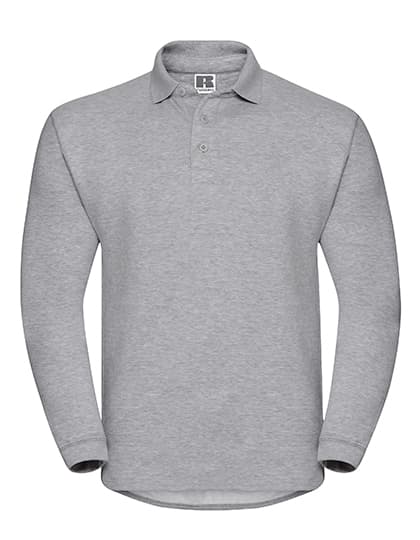 Heavy Duty Workwear Collar Sweatshirt — Light Oxford (Heather)