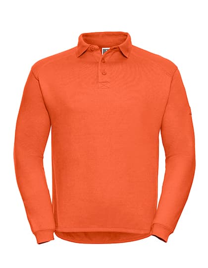 Heavy Duty Workwear Collar Sweatshirt — Orange