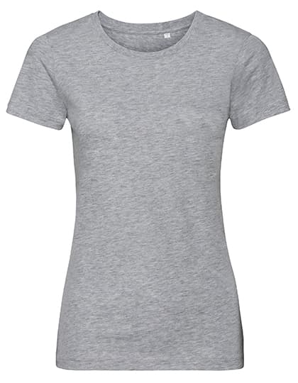 Ladies`Pure Organic T — Light Oxford (Heather)