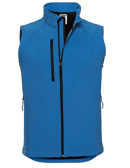Men´s Softshell Gilet — Azure Blue