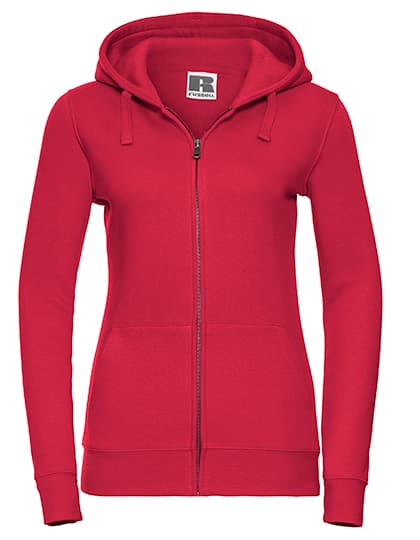 Ladies´ Authentic Zipped Hood Jacket — Classic Red