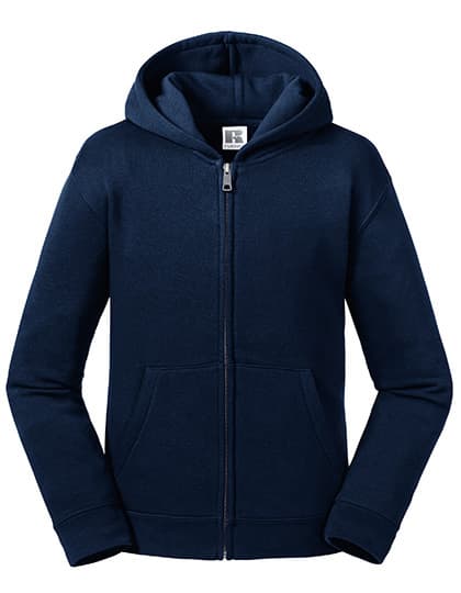 Kids Authentic Zipped Hood Jacket — French Navy