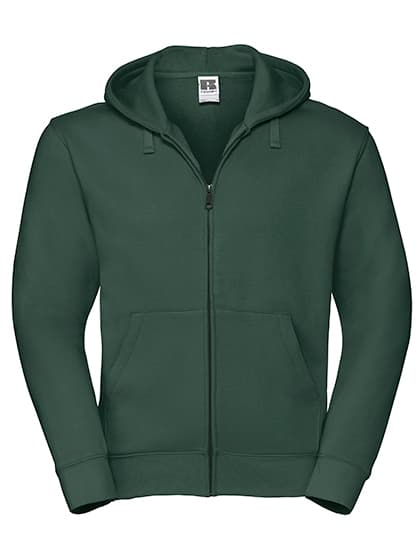 Men's Authentic Zipped Hood Jacket — Bottle Green