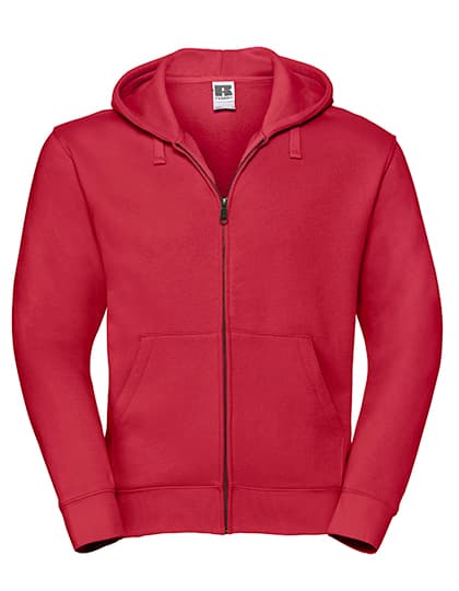 Men's Authentic Zipped Hood Jacket — Classic Red