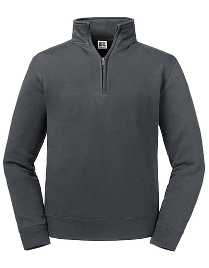 Authentic Quarter Zip Sweat — Convoy Grey (Solid)