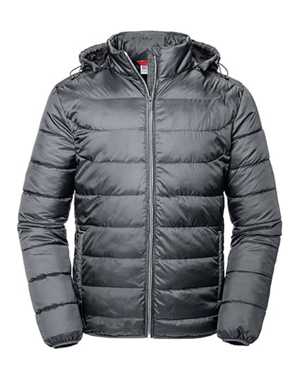 Men´s Hooded Nano Jacket — Iron Grey
